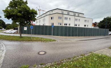 Schlanke Lärmschutzwand RAU Rock